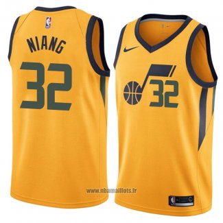 Maillot Utah Jazz Georges Niang No 32 Statement 2018 Jaune