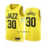 Maillot Utah Jazz Ochai Agbaji NO 30 Icon 2022-23 Jaune