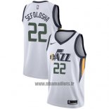 Maillot Utah Jazz Thabo Sefolosha No 22 Association 2017-18 Blanc