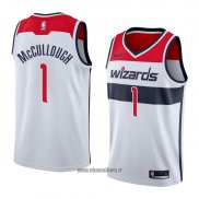 Maillot Washington Wizards Chris Mccullough No 1 Association 2018 Blanc