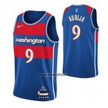 Maillot Washington Wizards Deni Avdija NO 9 Ville 2021-22 Bleu