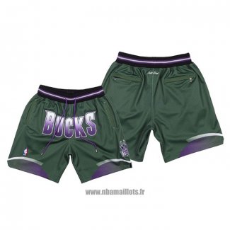 Short Milwaukee Bucks Just Don Vert