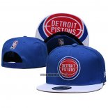 Casquette Detroit Pistons Blanc Bleu