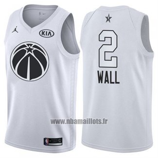 Maillot All Star 2018 Washington Wizards John Wall No 2 Blanc