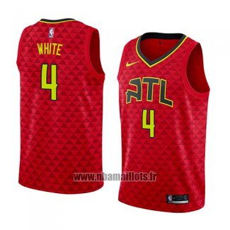 Maillot Atlanta Hawks Andrew White No 4 Statement 2018 Rouge