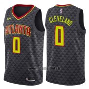 Maillot Atlanta Hawks Antonius Cleveland No 0 Icon 2018 Noir