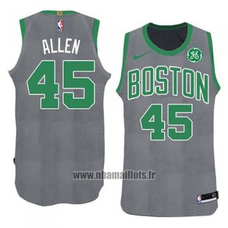 Maillot Boston Celtics Kadeem Allen No 45 Noel 2018 Vert