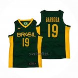 Maillot Bresil Leandro Barbosa NO 19 2019 FIBA Baketball World Cup Vert