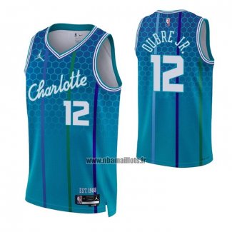 Maillot Charlotte Hornets Kelly Oubre JR. NO 12 Ville 2021-22 Bleu