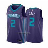 Maillot Charlotte Hornets Lamelo Ball No 2 Statement 2020-21 Volet