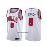 Maillot Chicago Bulls Nikola Vucevic NO 9 Association Blanc