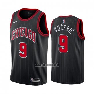 Maillot Chicago Bulls Nikola Vucevic NO 9 Statement 2021 Noir