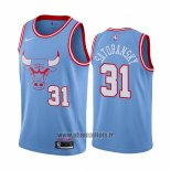 Maillot Chicago Bulls Tomas Satoransky No 31 Ville Bleu