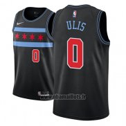 Maillot Chicago Bulls Tyler Ulis No 0 Ville 2018-19 Noir