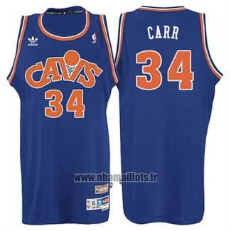 Maillot Cleveland Cavaliers Austin Carr No 34 Retro 2008 Bleu