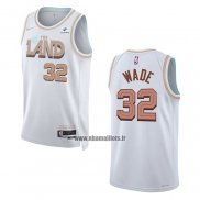 Maillot Cleveland Cavaliers Dean Wade NO 32 Ville 2022-23 Blanc