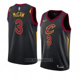 Maillot Cleveland Cavaliers Patrick Mccaw No 3 Statement 2018 Noir