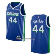 Maillot Dallas Mavericks Davis Bertans NO 44 Ville 2022-23 Bleu