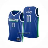 Maillot Dallas Mavericks Kyrie Irving NO 11 Ville 2022-23 Bleu