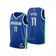 Maillot Dallas Mavericks Kyrie Irving NO 11 Ville 2022-23 Bleu