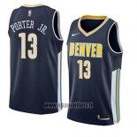 Maillot Denver Nuggets Michael Porter Jr. No 13 Icon 2018 Bleu