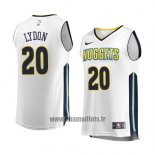 Maillot Denver Nuggets Tyler Lydon No 20 Association 2017-18 Blanc