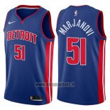 Maillot Detroit Pistons Boban Marjanovic No 51 Icon 2017-18 Bleu