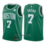 Maillot Enfant Boston Celtics Jaylen Brown No 7 Icon 2017-18 Vert