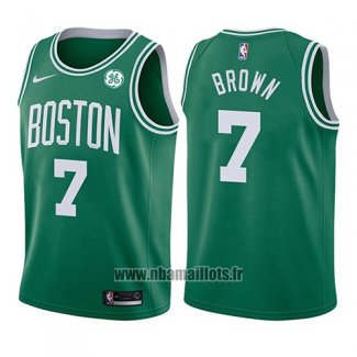 Maillot Enfant Boston Celtics Jaylen Brown No 7 Icon 2017-18 Vert