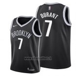 Maillot Enfant Brooklyn Nets Kevin Durant No 7 Icon 2019 Noir