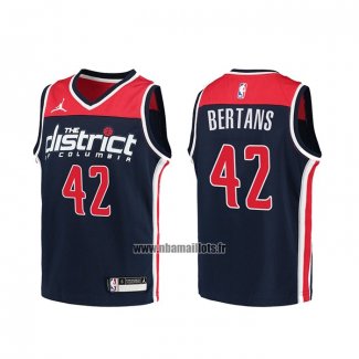 Maillot Enfant Washington Wizards Davis Bertans No 42 Association 2020-21 Bleu