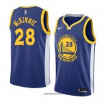 Maillot Golden State Warriors Alfonzo Mckinnie No 28 Icon 2018 Bleu