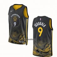 Maillot Golden State Warriors Andre Iguodala NO 9 Ville 2022-23 Noir