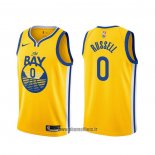 Maillot Golden State Warriors D'angelo Russell NO 0 Statement 2019-20 Or