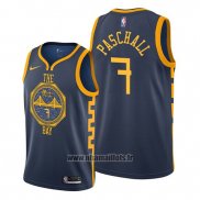 Maillot Golden State Warriors Eric Paschall No 7 Ville 2019-20 Bleu