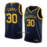 Maillot Golden State Warriors Stephen Curry NO 30 Statement 2022-23 Bleu