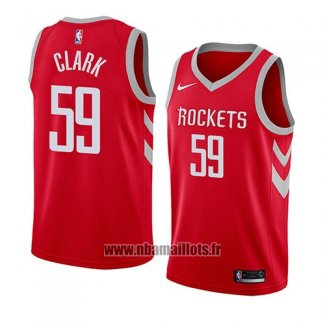 Maillot Houston Rockets Gary Clark 2017-18 Rouge