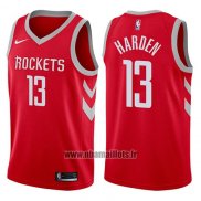 Maillot Houston Rockets James Harden No 13 2017-18 Rouge