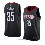 Maillot Houston Rockets Kenneth Faried No 35 Statement 2018 Noir