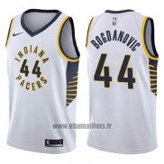 Maillot Indiana Pacers Bojan Bogdanovic No 44 Association 2017-18 Blanc