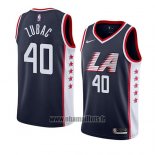 Maillot Los Angeles Clippers Ivica Zubac No 40 Ville 2019 Bleu
