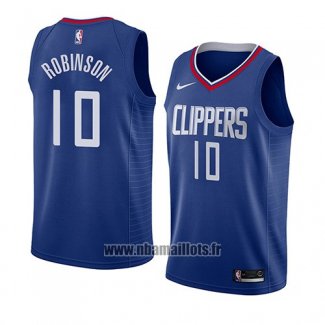 Maillot Los Angeles Clippers Jerome Robinson No 10 Icon 2018 Bleu