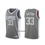 Maillot Los Angeles Clippers Nicolas Batum No 33 Earned 2020-21 Gris