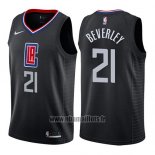 Maillot Los Angeles Clippers Patrick Beverley No 21 Statement 2019 Noir