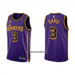 Maillot Los Angeles Lakers Anthony Davis NO 3 Statement 2022-23 Volet