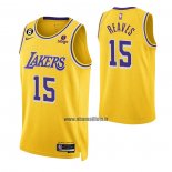 Maillot Los Angeles Lakers Austin Reaves NO 15 Icon 2022-23 Jaune