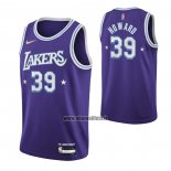 Maillot Los Angeles Lakers Dwight Howard NO 39 Ville Edition 2021-22 Volet