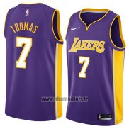 Maillot Los Angeles Lakers Isaiah Thomas No 7 Statement 2018 Volet