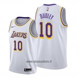 Maillot Los Angeles Lakers Jared Dudley No 10 Association Blanc
