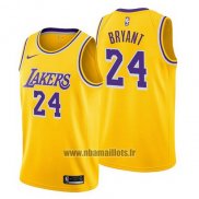 Maillot Los Angeles Lakers Kobe Bryant No 24 Icon 2018-19 Jaune